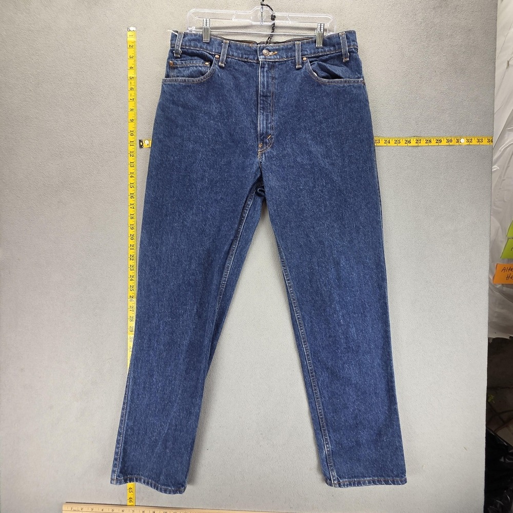 Vintage Levis 540 Jeans Mens Blue Medium Wash Relaxed Tapered Zip Fly Fits 34x30